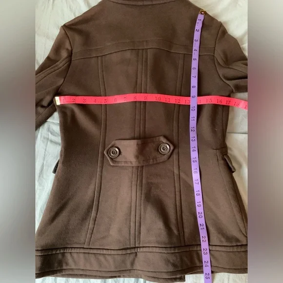 Suzy Shier Double-Breasted Brown Jacket - Picture 7 of 8